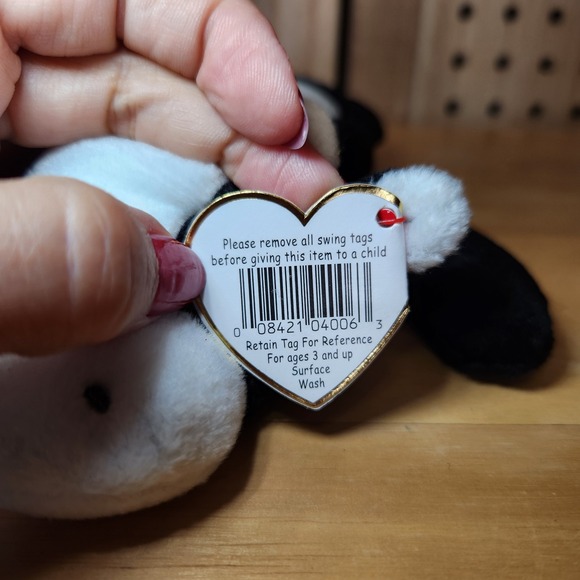 Vintage 1993 Ty Beanie Babies "Daisy" The Cow DOB 1994 Plush Toy Animal With Tag - Picture 2 of 8